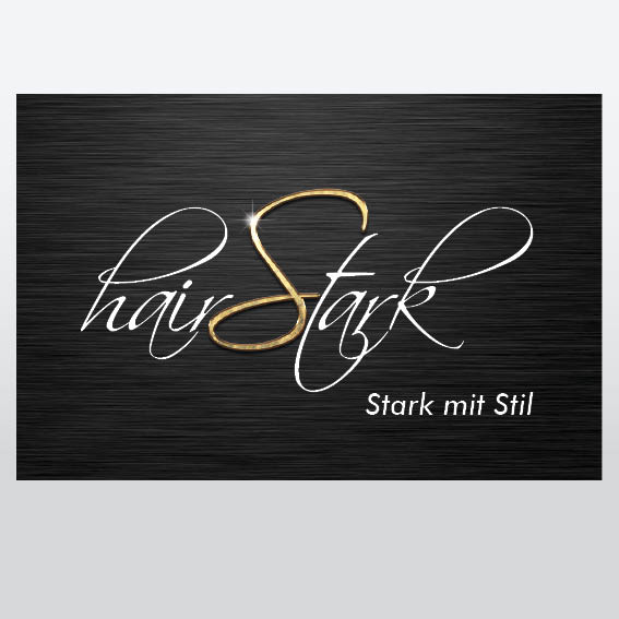 Hairstark-Logo: Design Roland Seeger